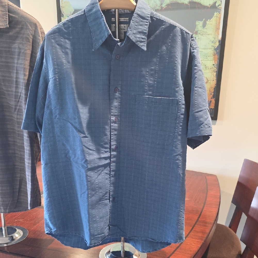 Men's Classic Blue Button Down Shirt